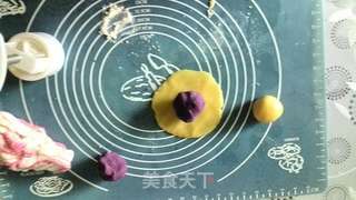 紫薯月饼的做法步骤:3