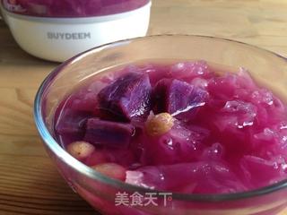 紫薯银耳羹--美容养颜的身边食材的做法步骤:3