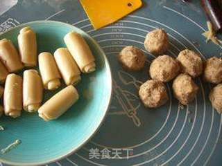 芸豆肉松酥皮月饼的做法步骤:8