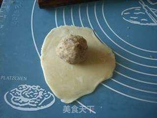 芸豆肉松酥皮月饼的做法步骤:9