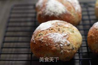 南瓜子农家面包的做法步骤:13