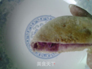 紫薯饼的做法步骤:12