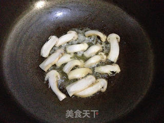 酥油煎松茸的做法步骤:3