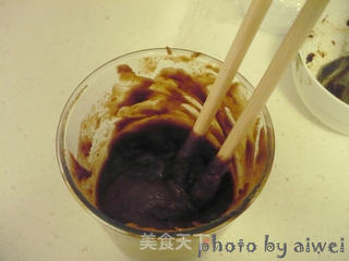四色枣泥冰皮月饼的做法步骤:4