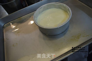 最近比较火的起司蛋糕(轻乳酪)的做法步骤:6