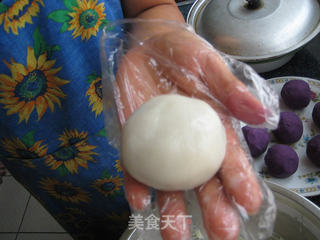 奶香紫薯冰皮月饼的做法步骤:15