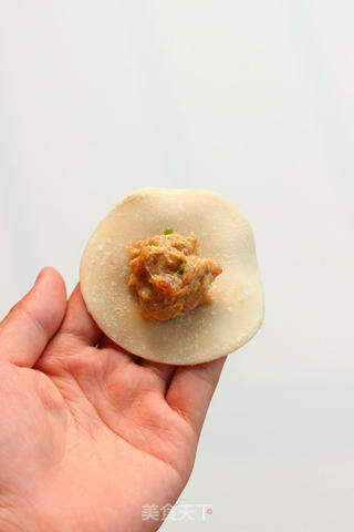 【鲜虾猪肉饺子】的做法步骤:6