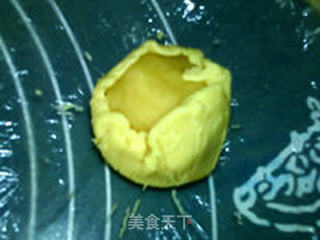 奶香黄金月饼的做法步骤:10