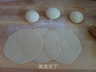 紫豆角鸡蛋素蒸包的做法步骤:7