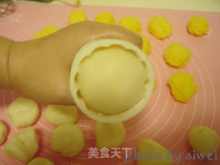 奶黄馅冰皮月饼的做法步骤:11