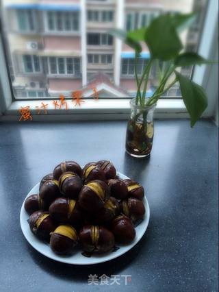 属于秋天的美味小零嘴-----蜜汁烤栗子的做法步骤:7