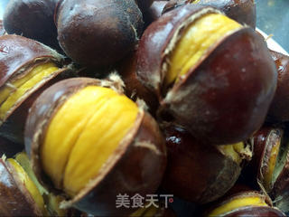 属于秋天的美味小零嘴-----蜜汁烤栗子的做法步骤:9