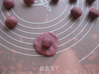 苏式紫薯月饼的做法步骤:4