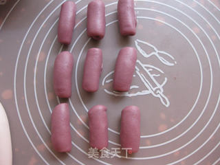 苏式紫薯月饼的做法步骤:8