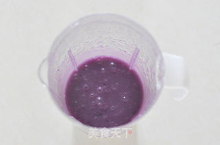 一人份紫薯糊的做法步骤:4