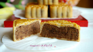 月饼之红豆沙玫瑰馅的做法步骤:12