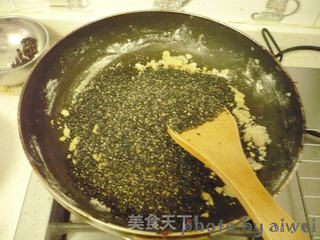 黑芝麻馅的做法步骤:8