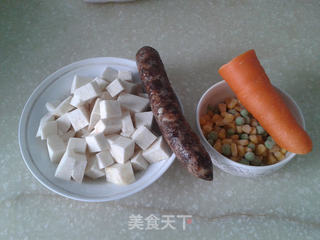 香芋腊肠饭的做法步骤：1