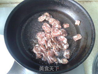 香芋腊肠饭的做法步骤：5