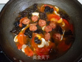 什锦番茄鸡蛋汤的做法步骤:8
