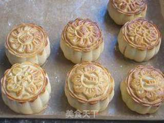 桂花山药月饼的做法步骤:14