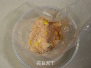 自制健康的玉米鸡肉肠的做法步骤:8