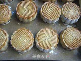 鲜玉米月饼的做法步骤:15