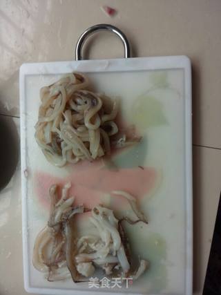 家庭版铁板鱿鱼的做法步骤:4