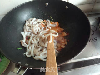 家庭版铁板鱿鱼的做法步骤:7