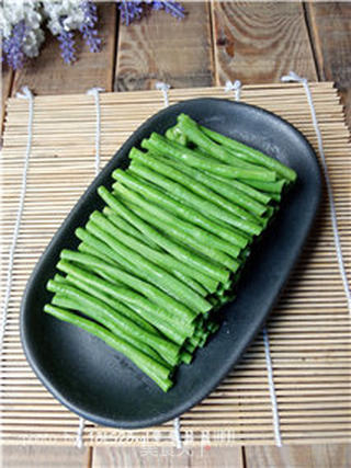 麻酱豇豆的做法步骤:4