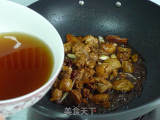 香菇炖鸡腿的做法步骤:9