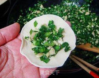 韭菜虾仁水饺的做法步骤:8