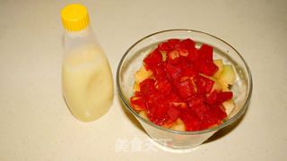 缤纷水果蔬菜沙拉的做法步骤:6