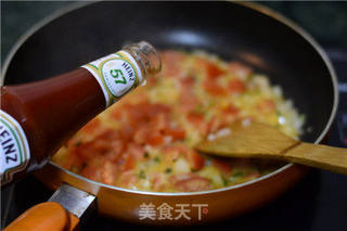 【萨拉米香肠茄汁意面】的做法步骤:7