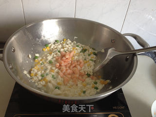 田园虾仁豆腐羹的做法步骤:6