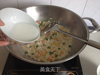 田园虾仁豆腐羹的做法步骤:8