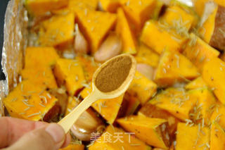 秋の乐章:【肉桂香料烤大蒜南瓜】的做法步骤:8