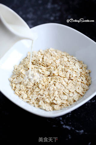 隔夜早餐燕麦粥 overnight oatmeal的做法步骤:2