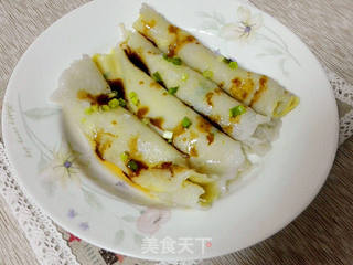 鸡蛋肠粉的做法步骤:10