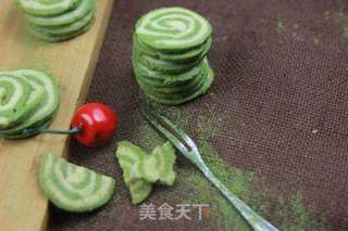 【番茄配方】双色抹茶曲奇—— 最爱那点儿抹茶绿的做法步骤:13