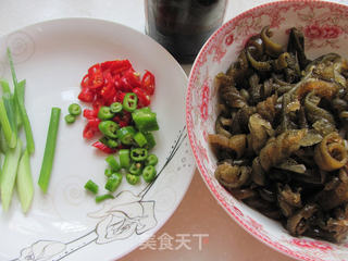 爆炒海茸的做法步骤:4