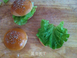 鸡蛋沙拉汉堡的做法步骤:10