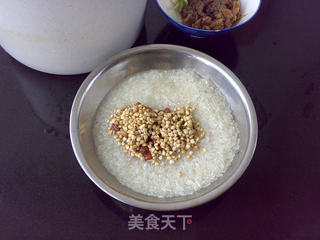 海参红豆荞麦饭的做法步骤:2