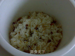 海参红豆荞麦饭的做法步骤:5