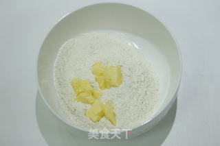 葡萄干司康小面包的做法步骤:3