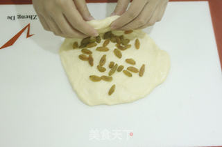 葡萄干司康小面包的做法步骤:8