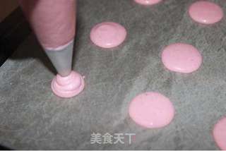 【番茄配方 】法式马卡龙之粉色系——成功缔造马卡龙公主,番茄首发的做法步骤:10