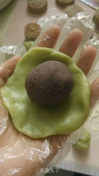 冰皮月饼的做法步骤:9