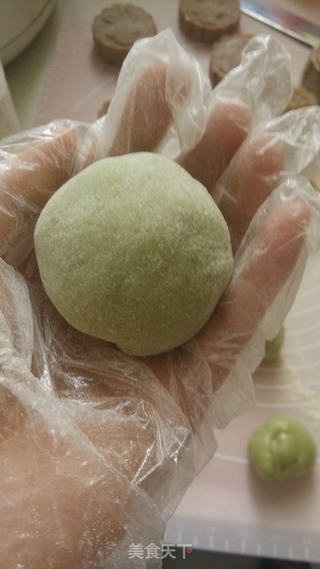 冰皮月饼的做法步骤:10