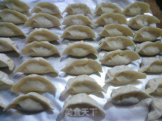白菜猪肉馅饺子的做法步骤:13